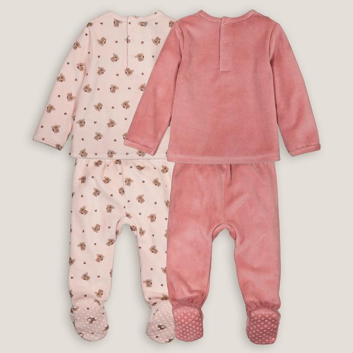 Produktbild La Redoute Collections 2er-Pack Samt-Pyjamas (86)