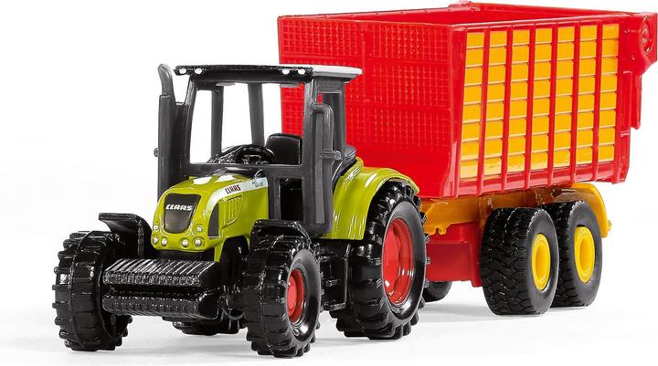 Produktbild Siku 1650 John Deere mit Ladewagen 1:72