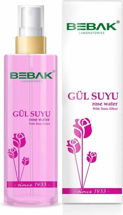 Bebak Rose Water with Tonic Effect 160ml (Tonic, 160 ml)