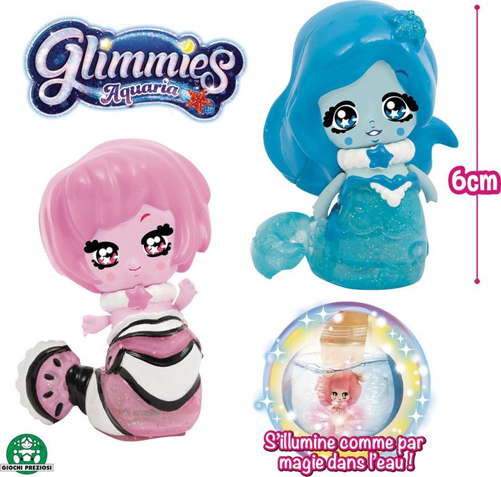 Image du produit Giochi Preziosi Glimmies - Blister 2 Glimmies Aquaria 6 Cm - Asst