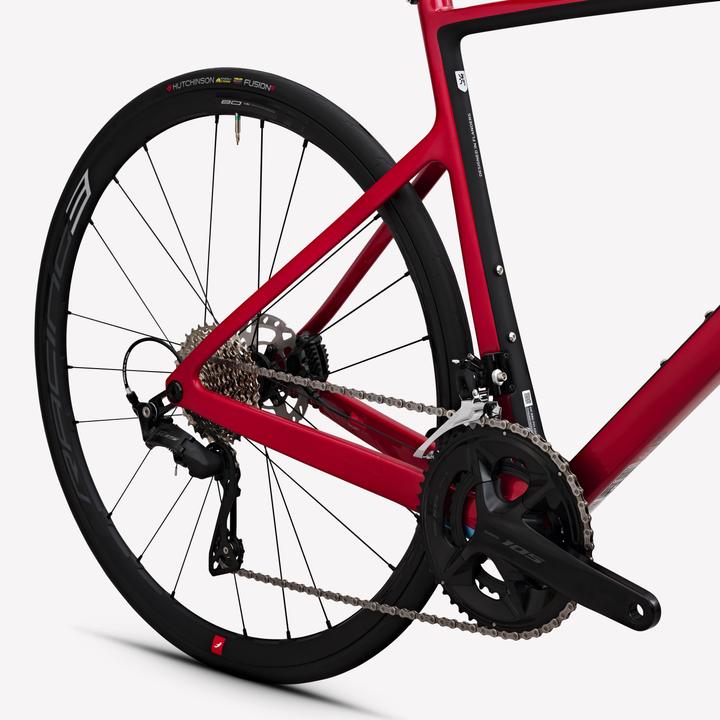 Immagine prodotto Van rysel EDR CF Shimano 105 12 velocità - Rosso