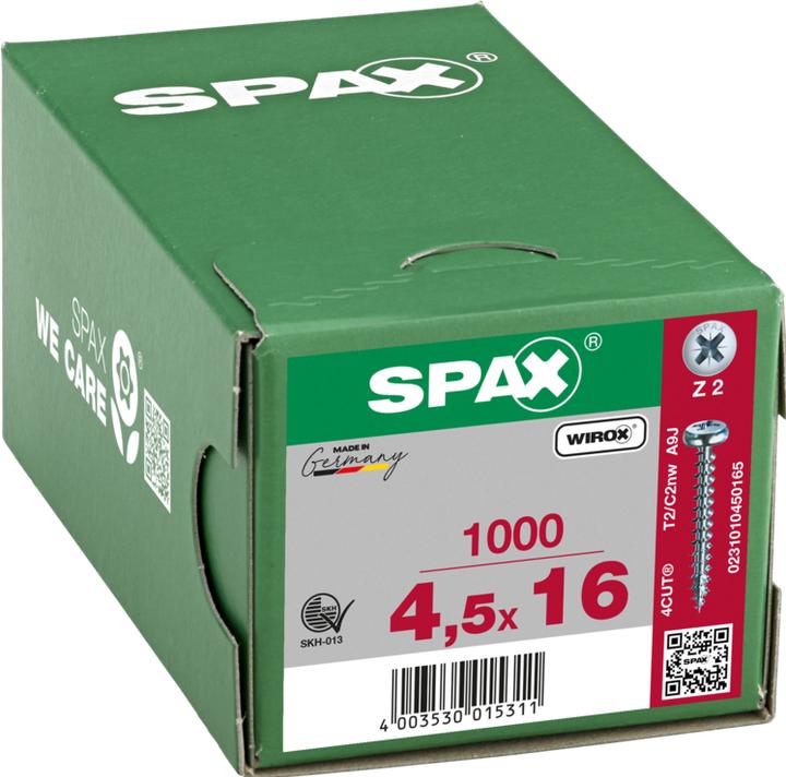 Immagine prodotto Spax Viti per truciolare PH PZ2 4,5x16 mm (1000 Viti per pezzo)