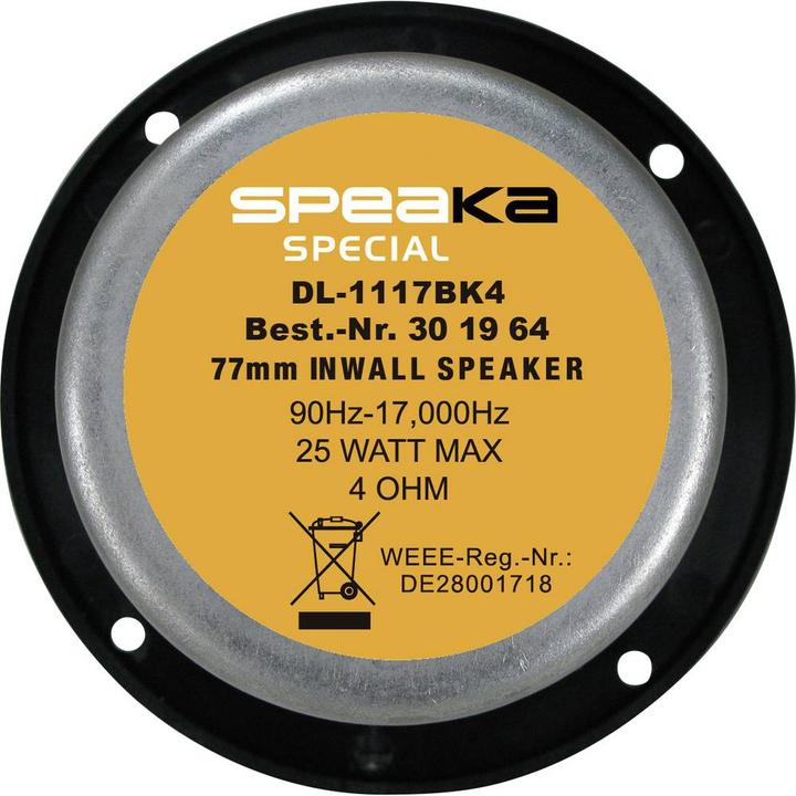 Actual product image Renkforce ELA in-ceiling loudspeaker (1 pcs.)
