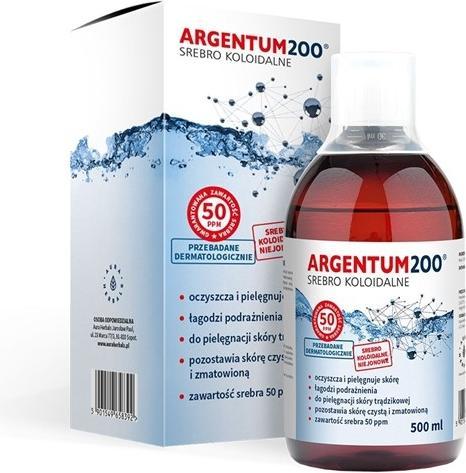 Immagine prodotto Aura Argentum200 argento colloidale (50 ppm) - Tonico 500 ml (Acqua tonica, 500 ml)