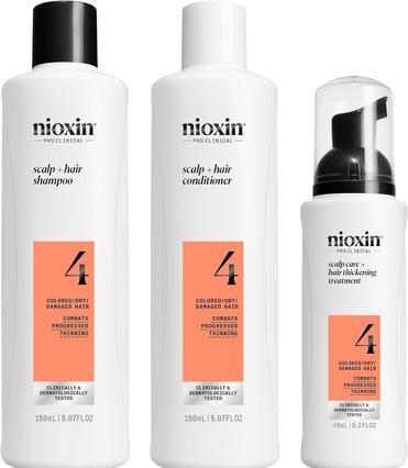 Produktbild Nioxin 4 Kit Trifasico Shampoo 150ml Conditioner 150ml Treatment 40ml Advanced Thinning Kit (Flüssiges Shampoo)