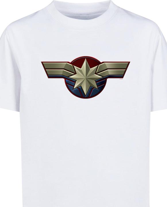 Immagine prodotto Absolute Cult Bambini Captain Marvel - Maglietta Basic con emblema sul petto - 135359 (158, 164)