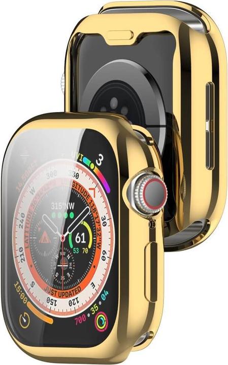Produktbild Cover-Discount Apple Watch 10 - 46mm - Gummi Schutz Case Metall-Look