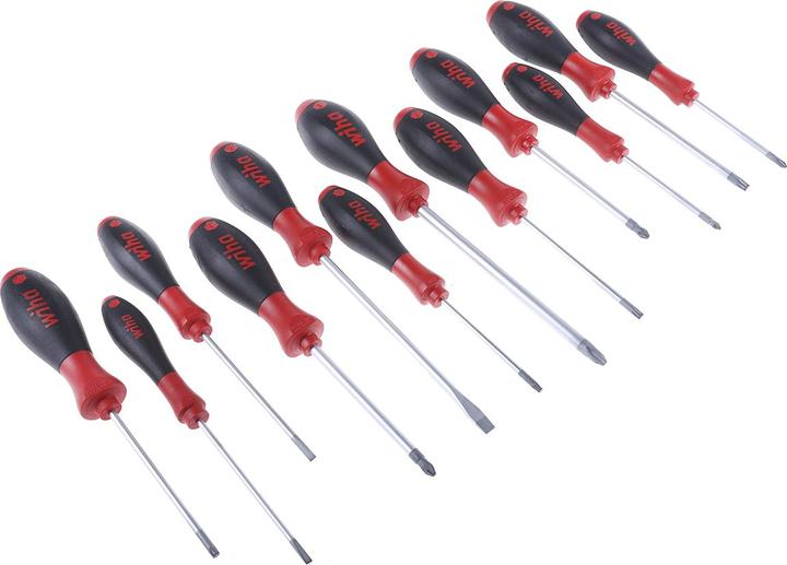 Image du produit Wiha Jeu de tournevis d'atelier (Vis fendues, Torx (TX), Cruciforme PZ, Recouvrement cruciforme Phillipps (PH))