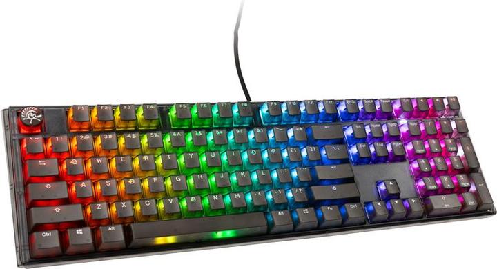 Produktbild Ducky One 3 Aura Black Gaming Tastatur, RGB LED - Gateron Baby Kangaroo (US) (Eng. Int., Kabelgebunden)