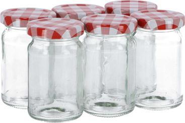 Actual product image Einkochwelt Preserve jars (6 pcs., 0.10 l)