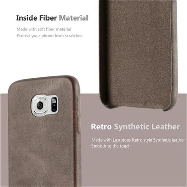 Immagine prodotto Cadorabo Copertina rigida in similpelle con struttura (Samsung Galaxy S6)