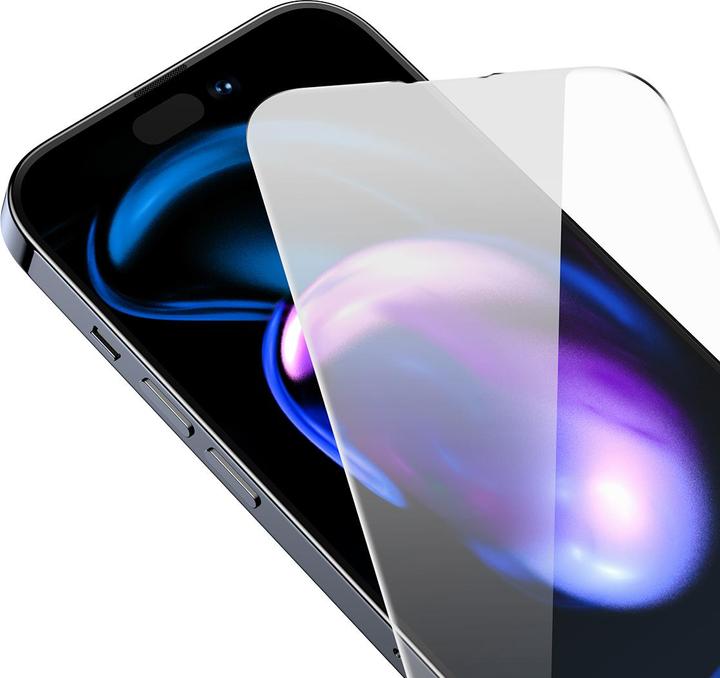 Immagine prodotto Baseus Pellicola EasyStick in vetro temperato Tuttovetro iP14 (Confezione da 2) (2 Pezzo/i, Apple iPhone 14 Pro Max)