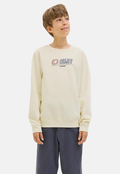 Actual product image Jack & Jones Jcotier Print Sweat Crew Neck Sn Jnr (176)