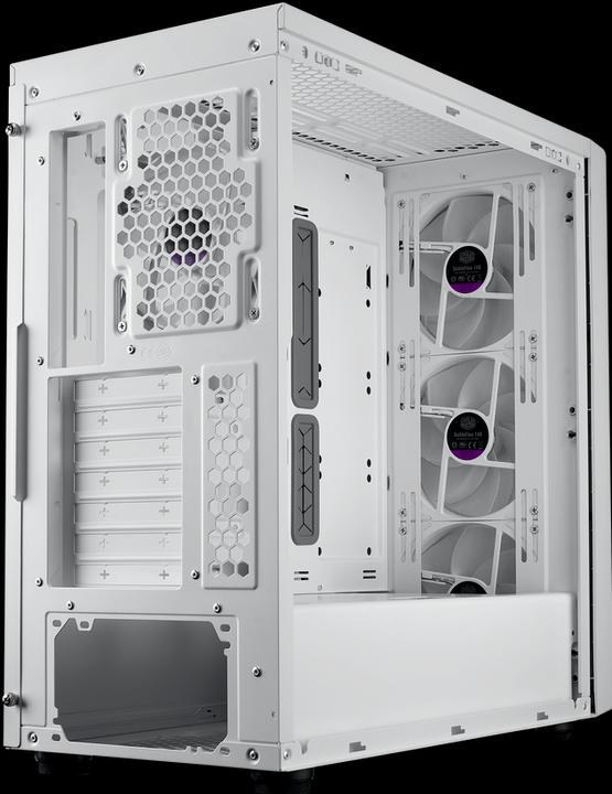 Actual product image Cooler Master MasterBox 600 White (mATX, ITX, ATX, E-ATX)
