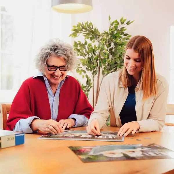 Actual product image Ravensburger Puzzle 12001370 - Summer house by the lake - Puzzle for older people and seniors, with 200 (200 pieces)