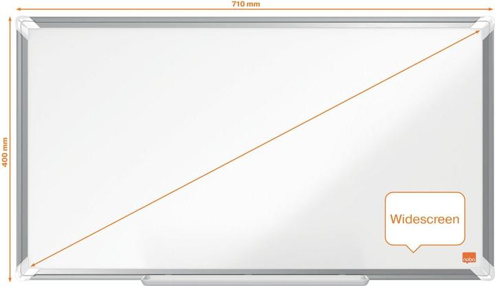 Produktbild Nobo Whiteboard Premium Plus 32, Weiss (73 x 42 x 2 cm)