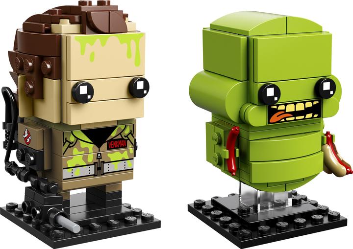 Actual product image LEGO Brickheadz Peter Venkman & Slimer 41622 (41622, LEGO Brickheadz)
