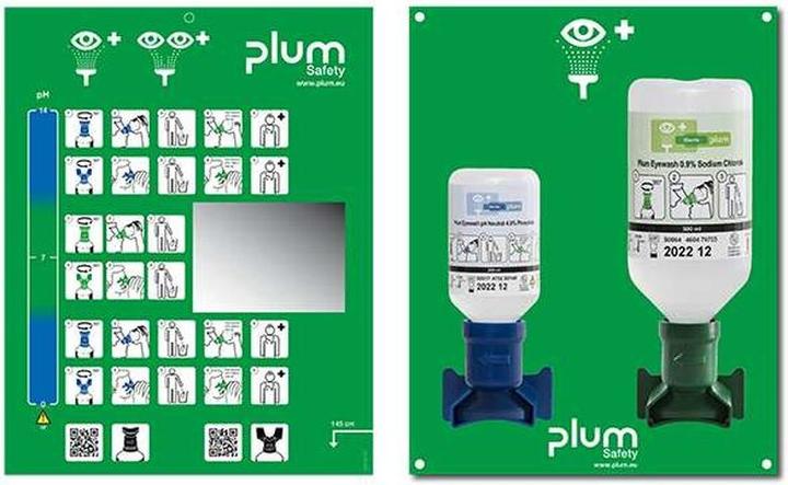 Actual product image Plum Eye rinsing solution pH Neutral 500 ml NaCl (First aid set accessories)
