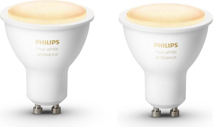 Actual product image Philips Hue White Ambiance BT (GU10, 5 W, 350 lm, 2 x, G)