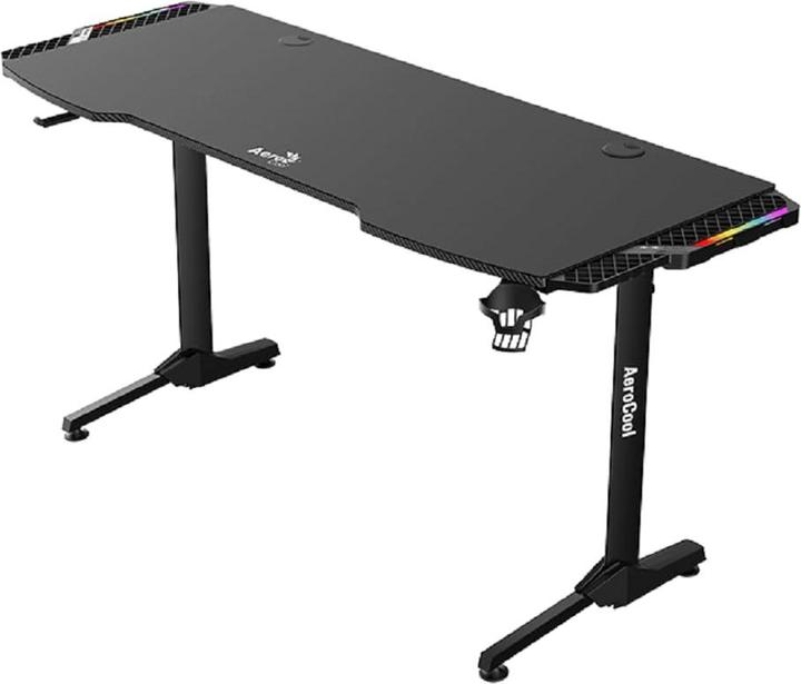 AeroCool Gaming-Tisch ACD2-140 V2 schwarze Platte/Gestell BK