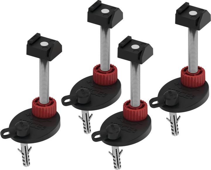 TECE TECEdrainline Montagefüsse norm 92-139mm, 4 Stück (210 mm)