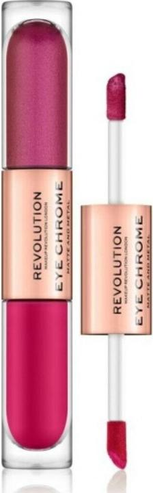 Makeup Revolution Eye Chrome Double Sided Eye Shadow Mat & Chrom Desire 1pc