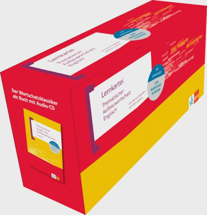Image du produit Vocabulaire thématique avancé en anglais, cartes d'apprentissage