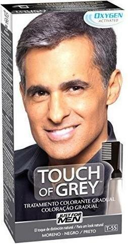 Actual product image Just For Men For Men Only Combe Toque De Gris Moreno Negro 40g (40g)