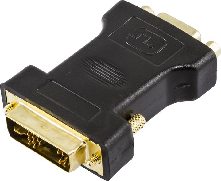 Produktbild Deltaco DVI adapter analog DVI - analog VGA (DVI)