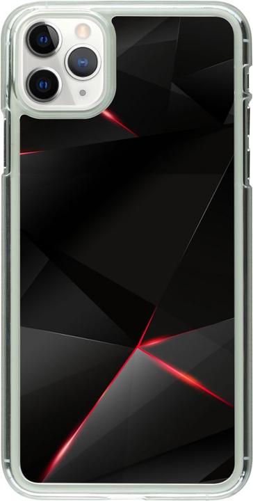 Actual product image PhoneLook Coque transparent Black Red Lines (Apple iPhone 11 Pro Max)