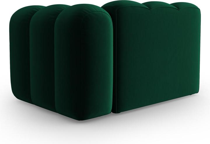 Actual product image Micadoni Velvet Modul Right, "Lupine", 1 Seat, 115x95x70Made in Europe (1-seater, Modular sofa)
