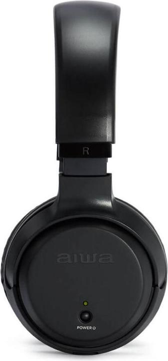 Produktbild Aiwa WHF-880 Kopfhörer & Headset Kabellos Kopfband Musik Ladestation Schwarz (10 h, Kabellos)