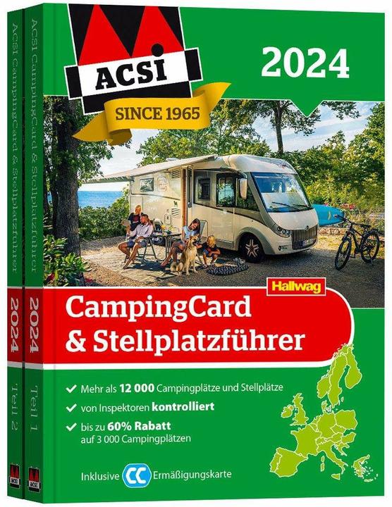 HV ACSI CampingCard&Stellplatzführer (Deutsch, Hallwag, ACSI, 2023)