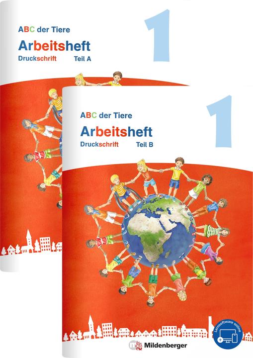 Produktbild ABC der Tiere 1 Neubearbeitung - Arbeitsheft Druckschrift, Teil A und B (Deutsch, Mareike Hahn, Kerstin Mrowka-Nienstedt, Klaus Kuhn, 2024)