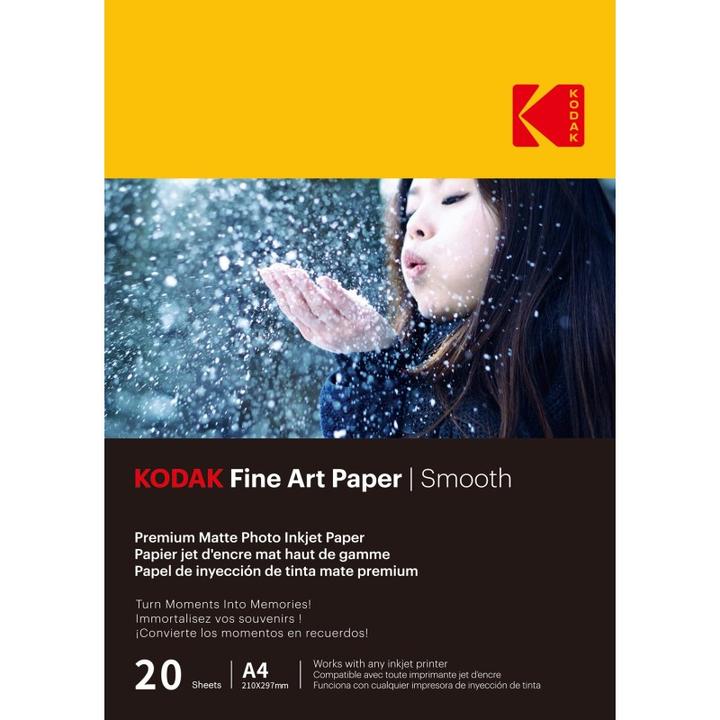 Actual product image Kodak Fine Art Paper 230g Matte Coated Smooth A4x20 (230 g/m², 21 x 29.7 cm, 20 x)