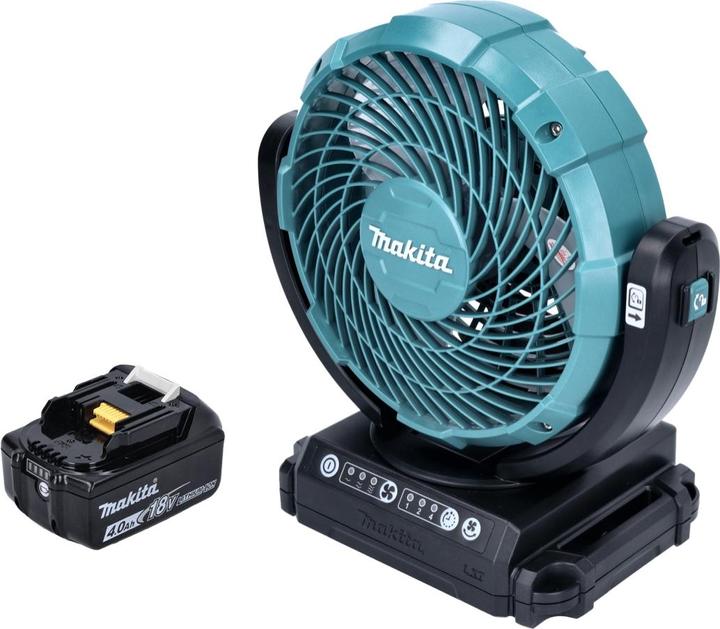 Actual product image Makita DCF 102 M1 Battery Fan Fan 18 V 18 cm + 1x battery 4.0 Ah - without charger