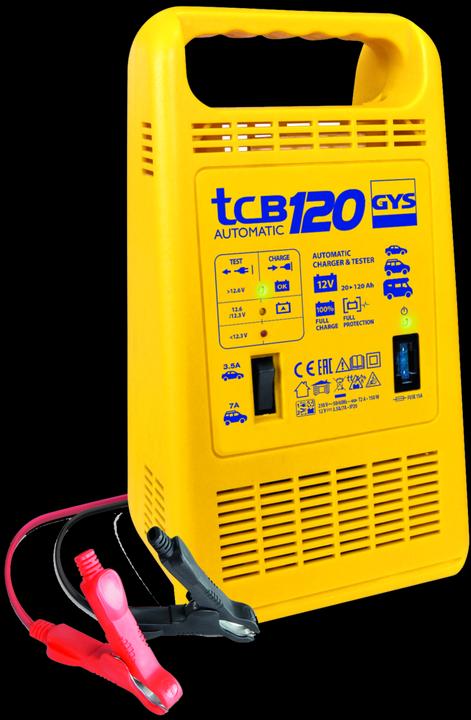 Image du produit GYS Chargeur de batterie TCB 120 automatique (12V, 10.50 A)