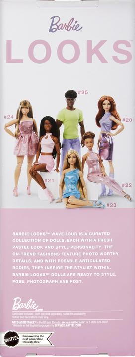 Produktbild Barbie Signature Looks 21 - Tall, Braids, Pink Skirt Outfit