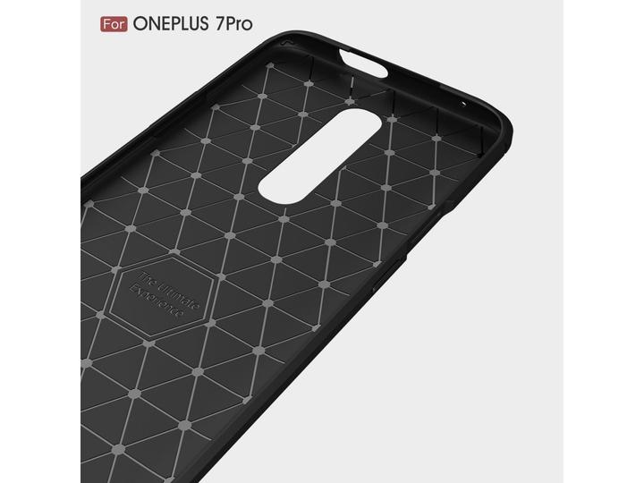 Immagine prodotto Screenguard OnePlus 7 Pro Cover Carbon Brushed Soft TPU (OnePlus 7 Pro)