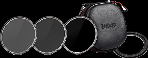 Immagine prodotto Haida ND Filterset 67mm ND0.9+1.8+3.0 mit Tasche (67 mm, Filtri grigi, 67 mm)