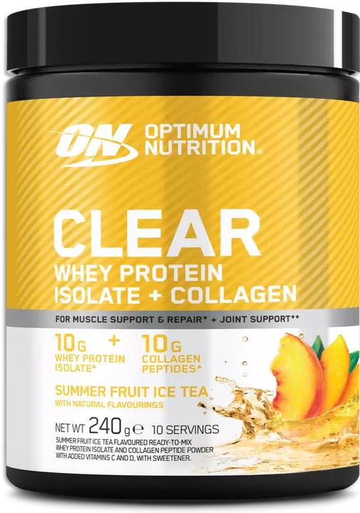 Actual product image Optimum Nutrition Clear Whey Protein Isolate + Collagen (1 pcs., 240 g)