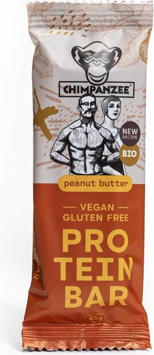 Actual product image Chimpanzee Protein Bar (Peanut Butter, 20 pcs., 45 g)