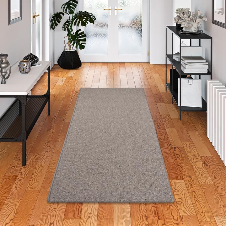 Produktbild Snapstyle Natur Teppich Läufer Wolle Berber (80 x 240 cm)