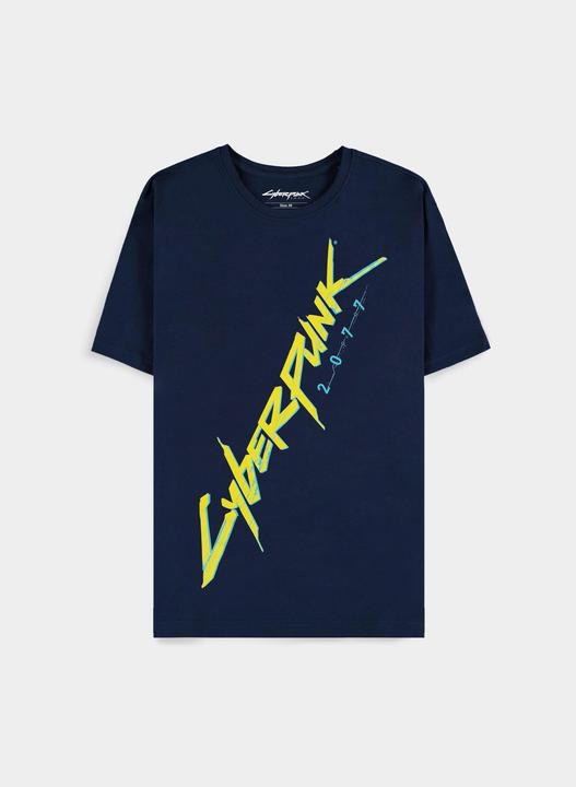 Immagine prodotto Difuzed CyberPunk - Maglietta a maniche corte con logo da uomo - L (L)