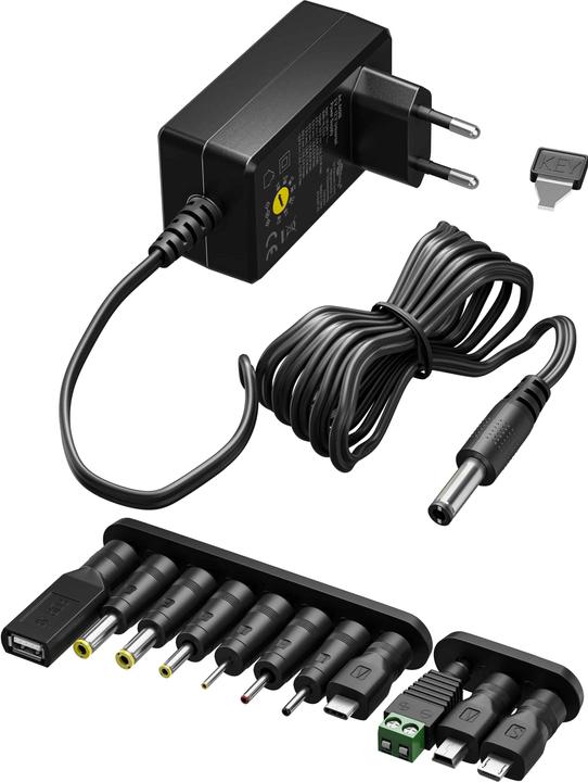 Actual product image Goobay Universal-Netzteil 3 V - 12 V