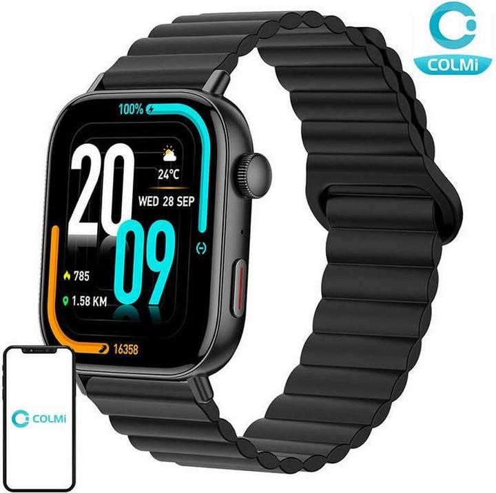 Colmi C8 Max smartwatch with magnetic strap (black) (46.48 mm)
