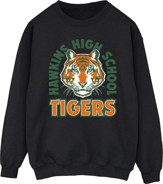 Netflix Stranger Things Hawkins Arch Tiger Sweatshirt