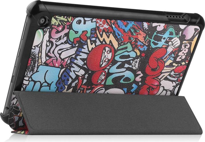 Produktbild Lobwerk 2in1 Set für Amazon Kindle Fire 7 12. Generation 2022 7 Zoll Tablet mit Smartcover + Schutzglas mit (X)