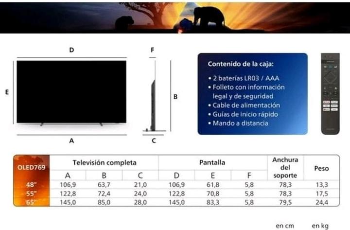 Produktbild Philips 55OLED769/12 (55", OLED, 4K)