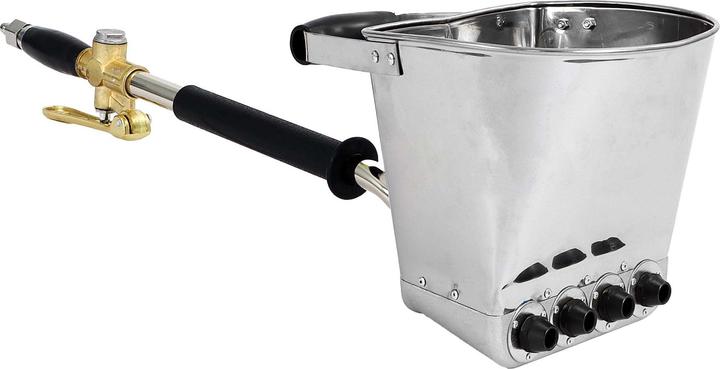 Produktbild Wiltec Verputzmaschine 6bar Putzpistole 8mm Düse Mörtelpistole 3,7 l Putzwerfer